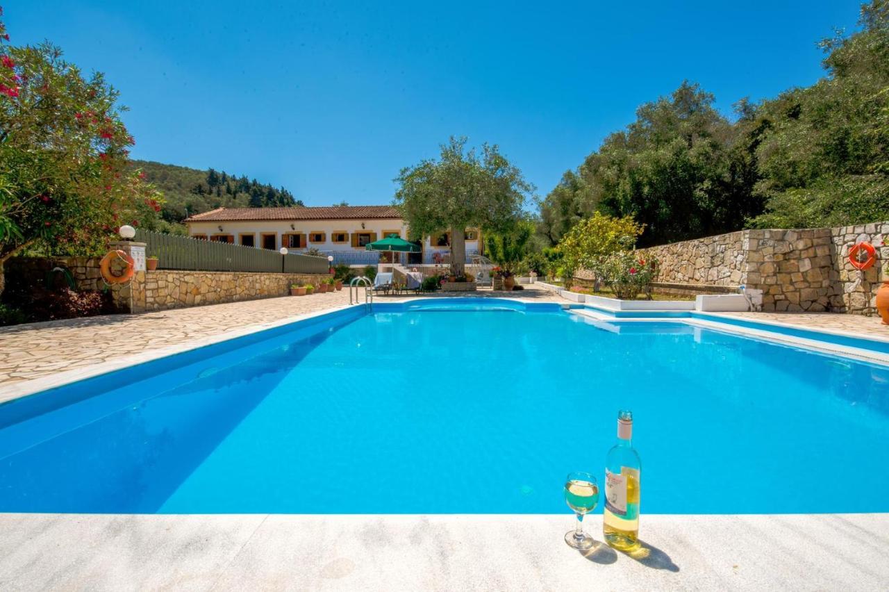 Livadi Studios With Pool Lákka Exterior photo