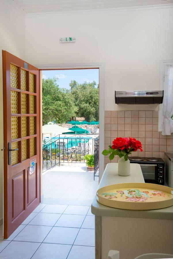 Livadi Studios With Pool Lákka Exterior photo