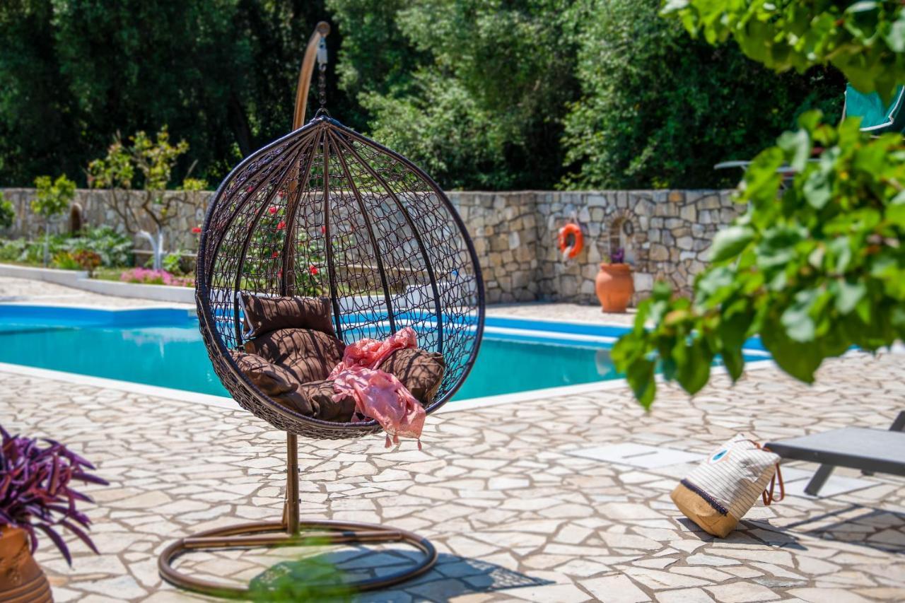 Livadi Studios With Pool Lákka Exterior photo