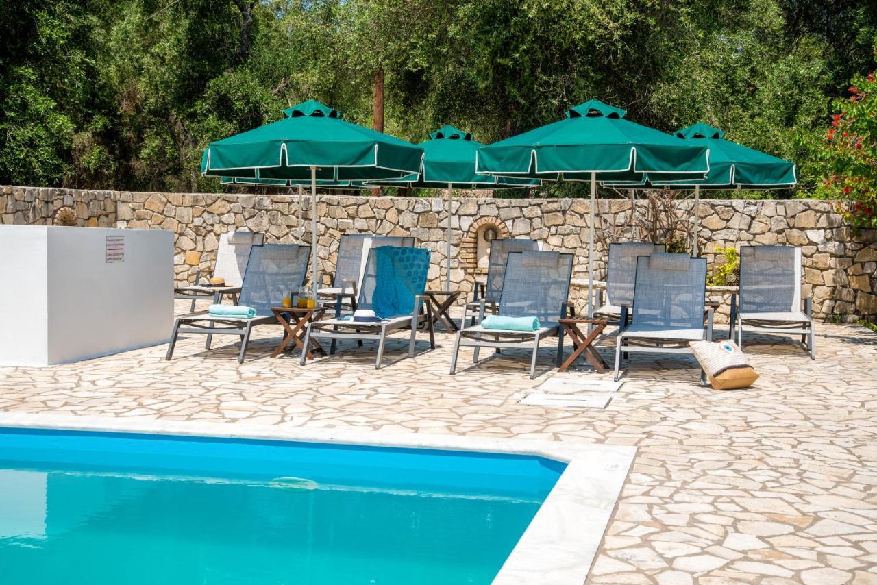 Livadi Studios With Pool Lákka Exterior photo